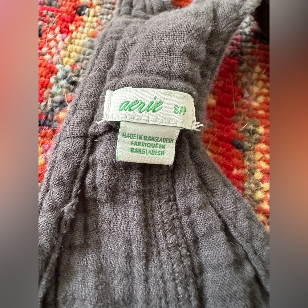 Aerie Lightweight Rolled Leg Overalls - Picture 9 of 12